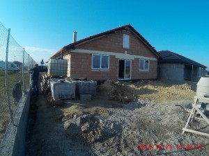 Priebeh prác - stavba